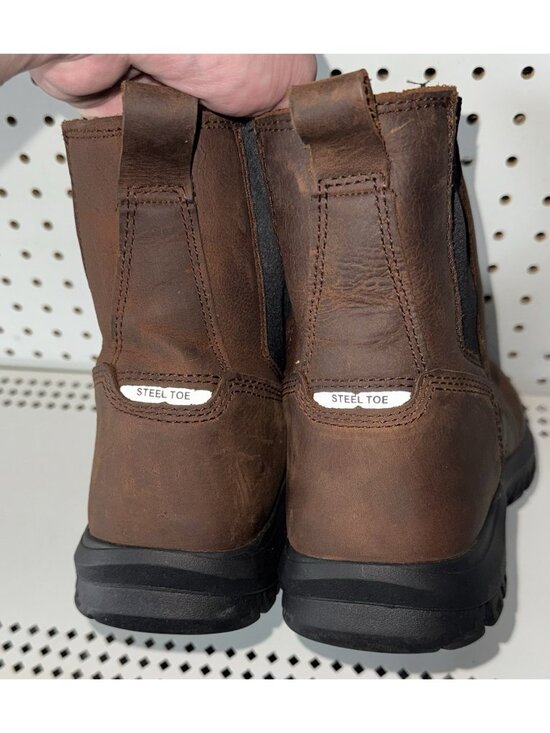 Caterpillar Wheelbase Mens Pull On Steel Toe Slip Resistant Work Boots Size 13 main image 2